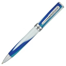 Conklin Stylograph Ballpoint Pen, Matte Finish, Arctic Blue, New In Box