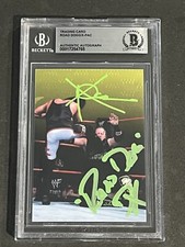 ROAD DOGG & X-PAC 1999 COMIC IMAGES WWF CHROMIUM! SIGNED AUTOGRAPHED CARD BAS