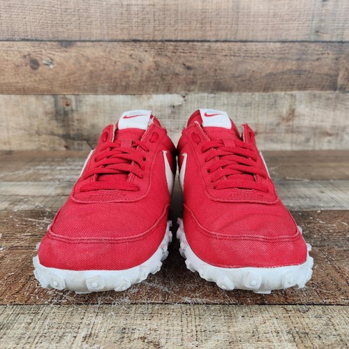 Nike Waffle Racer Men's Size 9 Red Canva Top Low Sneakers Casual 2016 898041-600 - Picture 2 of 10