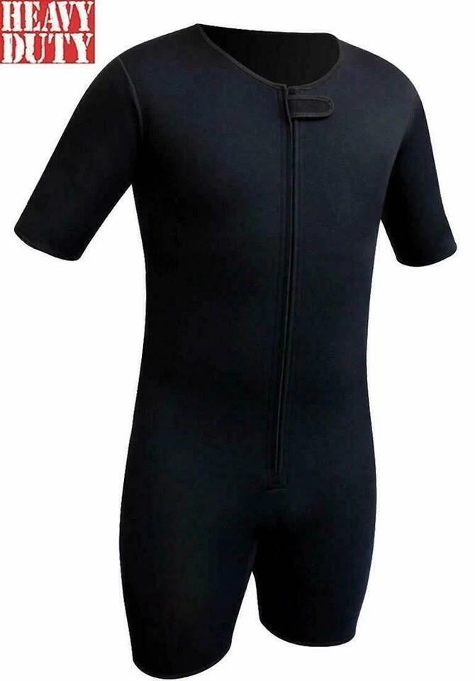 Traje de sudor de neopreno de alta resistencia para hombres y mujeres Traje de sauna de entrenamiento Quemador de grasa Foto 2 de 3