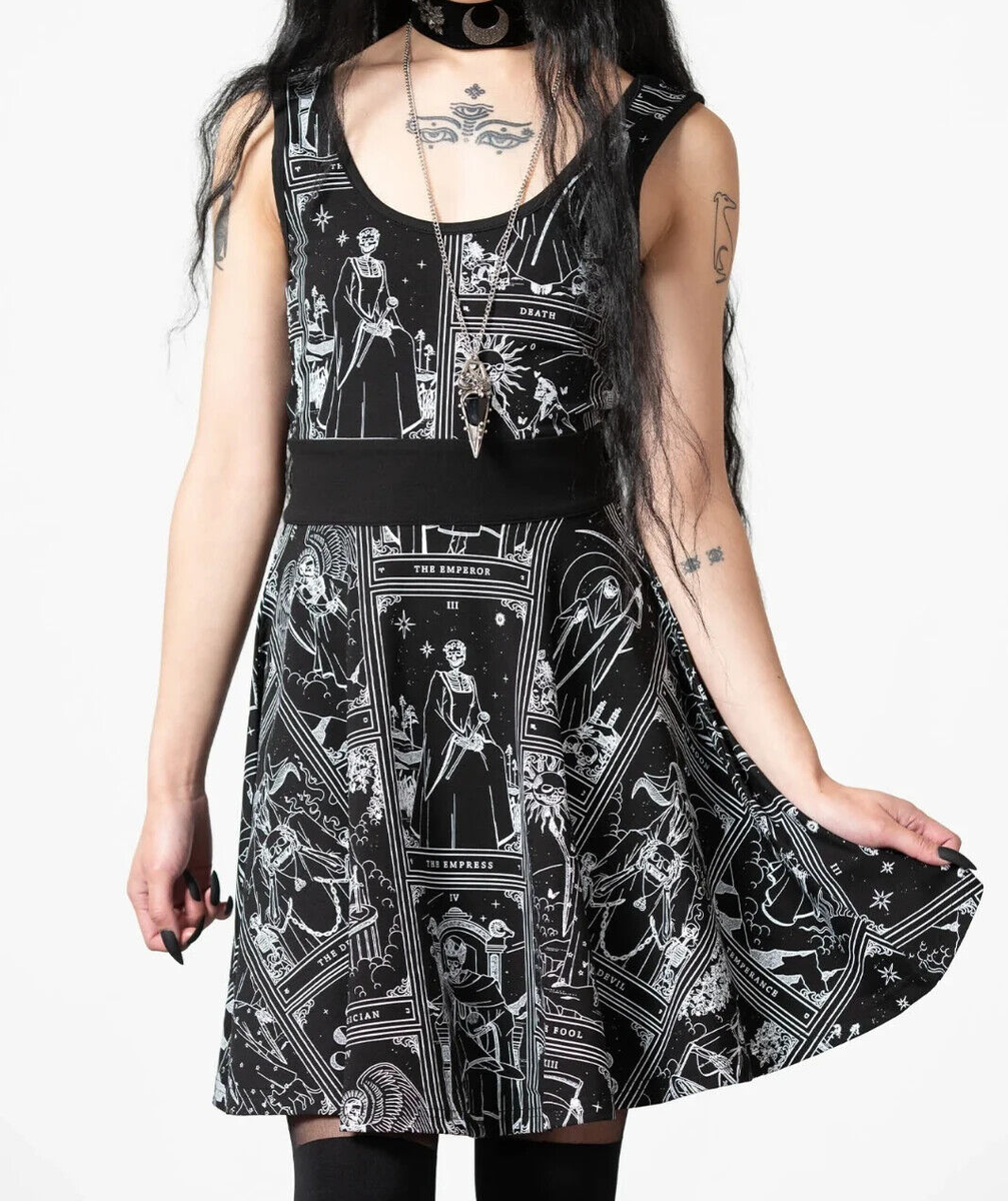 grunge skater dress Black and White Skater Dress | Grunge Punk Baddie Style