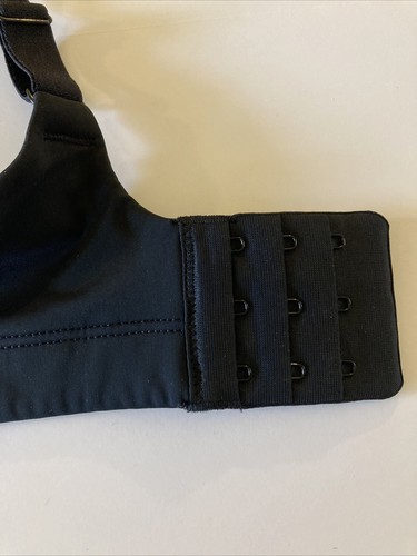 Moving Comfort Sports Bra Sz 32B Luna High Impact Wire Free Black 350032 Running - Picture 12 of 13