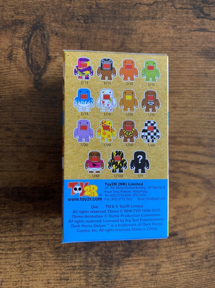 Figura Coleccionable Domo 2" Qee Serie 4 Caja Sorpresa Ciega Única Sellada Foto 3 de 4