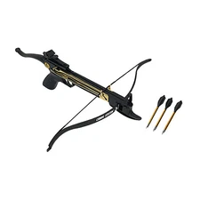 MTech USA 80 lbs Self Cocking Pistol Crossbow Metal Body with Aluminum Bolts