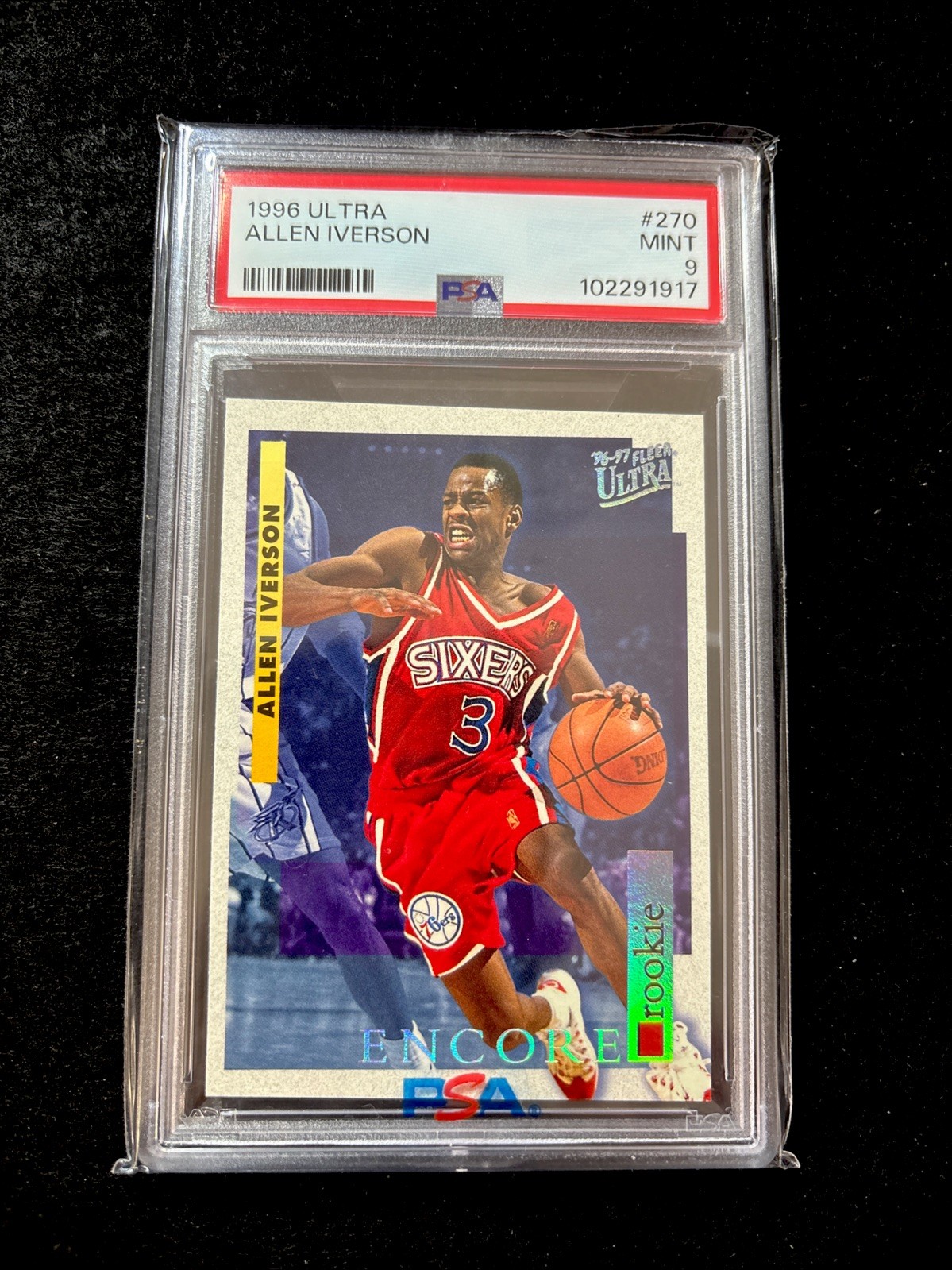 1996, 97 Fleer Ultra, Allen Iverson Rookie #270