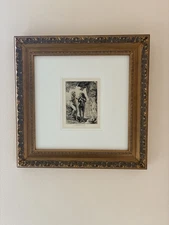 Rembrandt Etching, Armand Durand, Adam And Eve