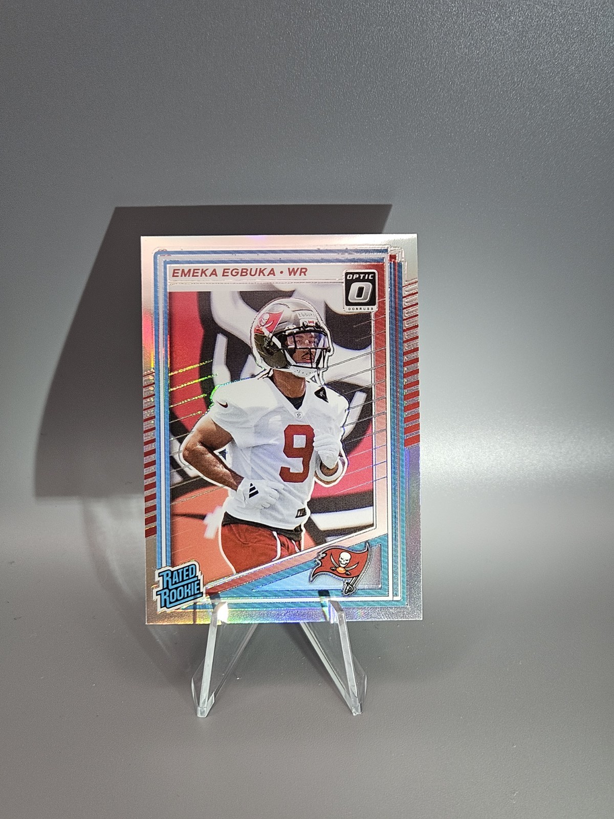 (RC) Emeka Egbuka Holo Rated Rookie Preview 2025 Donruss Optic   #375 TB Bucs 🔥