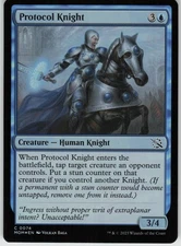 Foil Protocol Knight 74 March of the Machine C