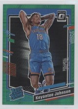 2023 Panini Donruss Optic Rated Rookie Green Hyper Prizm Keyontae Johnson 0nr3