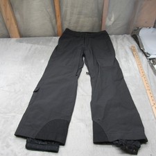 North Face Snow Pant Women Small Blk Insulated Wind Rain Winter Waterproof 30x28