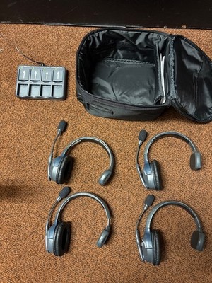 Eartec Ultralite HD Wireless Headset Two Way Communication- Set of 4 Headsets