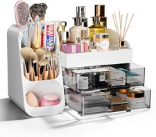 Makeup Organizer with Drawers for Vanity Bathroom Counter Organizers and Storage