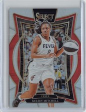 2025 Panini Select WNBA #44 Kelsey Mitchell Silver Prizms