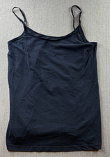 Time and Tru Women s Blue Camisole Tank Top M Cotton Modal Spandex Solid