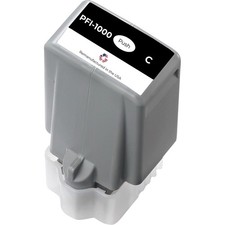 Replacement Ink Cartridge Compatible with Canon PFI-1000 Cyan  USA