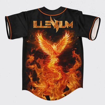 NEW! Illenium fire rave Baseball Jersey for EDM Festivals Gift - All Size