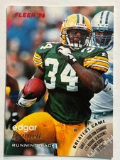 1996 Fleer #48 Edgar Bennett Green Bay Packers