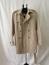 Theory "Brandon" Double-Breasted Trench Coat, NWTs, Tan, size M
