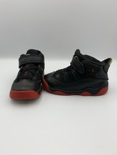 Jordan 6 Rings TD Black University Red White Baby Toddler Size 8C