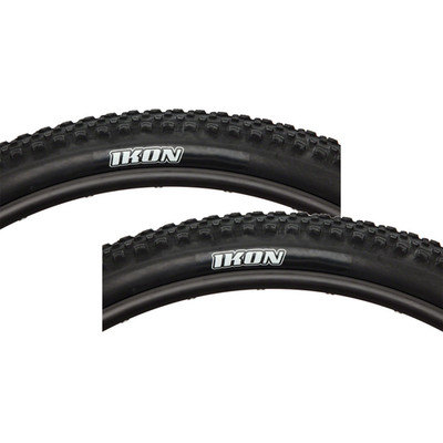 Pack of 2 Maxxis Ikon 26 x 2.2 Folding TPI 60 Black/Black Reflective