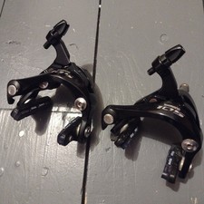 Shimano 105 BR-5800 Rim Brake Calipers Pair Black Road Bike Swiss Stop Pads