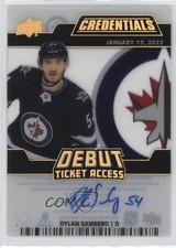 2024 Credentials 2024-25 Upper Deck Update 25/99 Dylan Samberg #DTA-DS Auto 0pc7