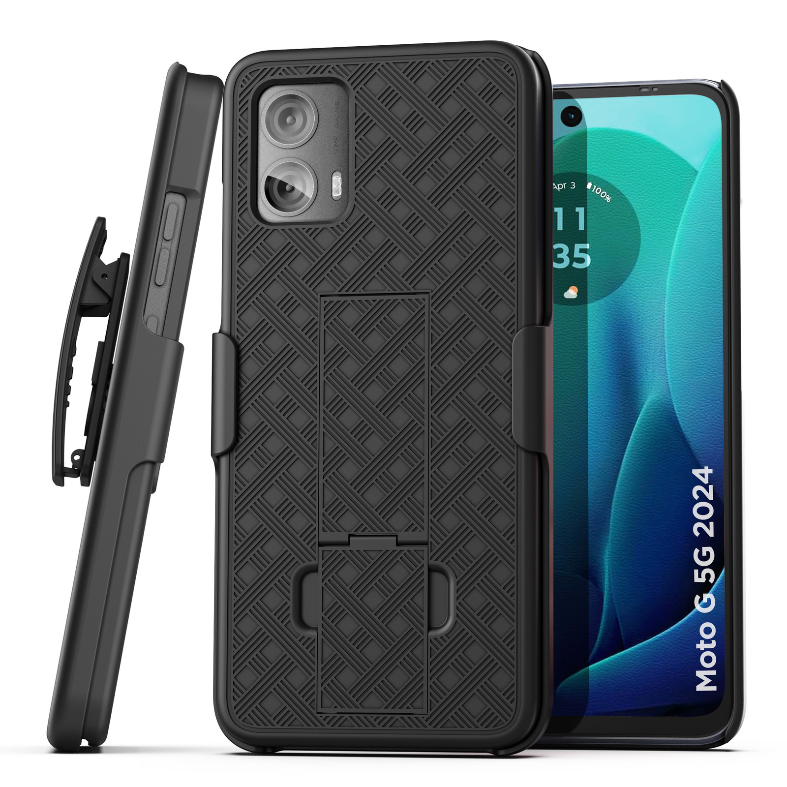 DuraClip Case with Holster for Motorola Moto G (2024)