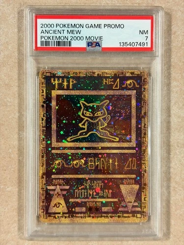 2000 Pokemon Ancient Mew Holo Movie Promo *PSA 7 NM#135407491*