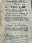 Medulla Medicinae Universae 1749 John Theobald Medical Guide Dispensatory War