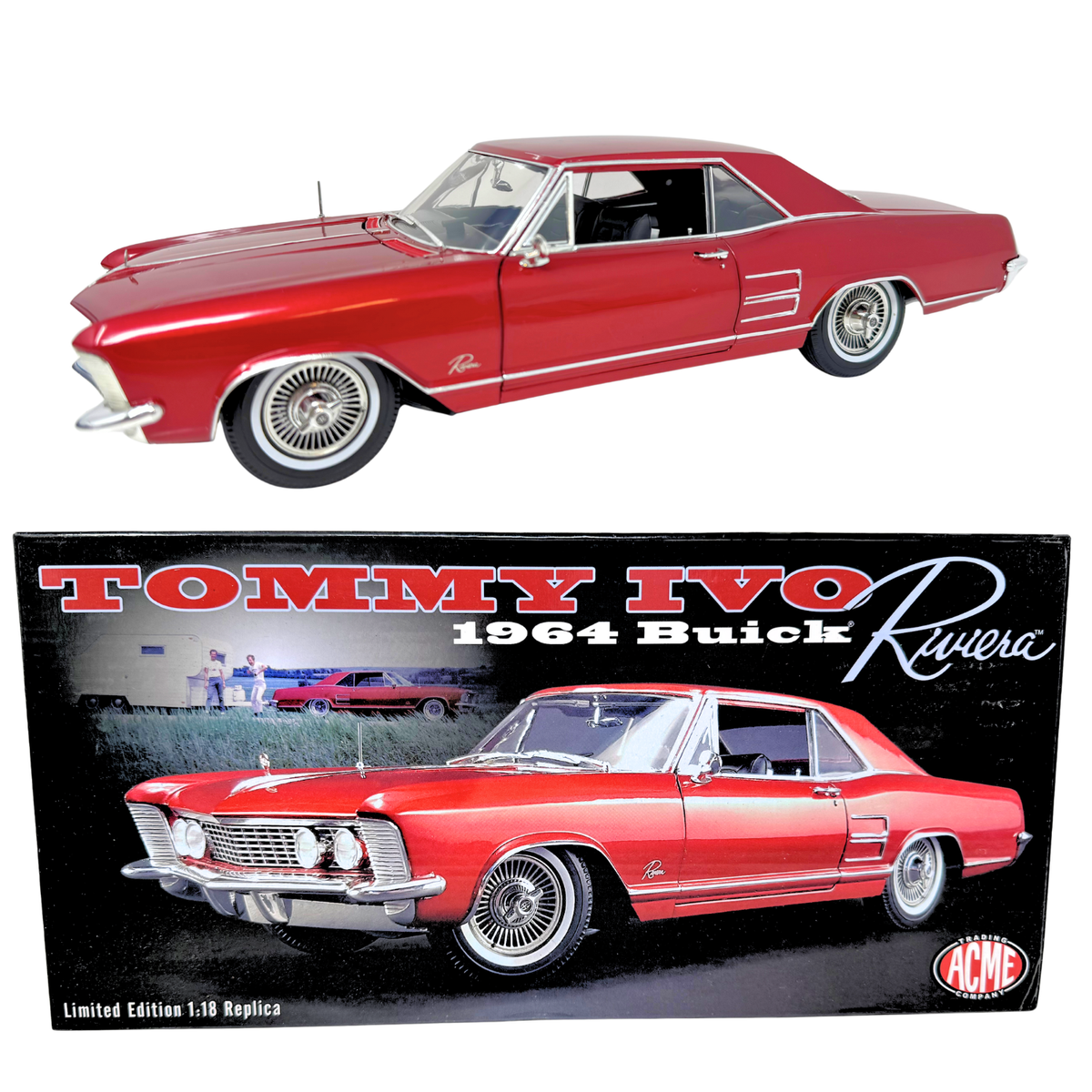 ACME Tommy Ivo 1964 Buick Riviera 1:18 Diecast Limited Edition 1