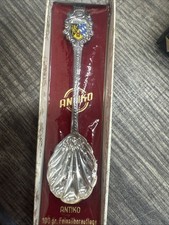 Vintage Antiko 100gram Silver Plated Souvenir Spoon WeinHeim Germany