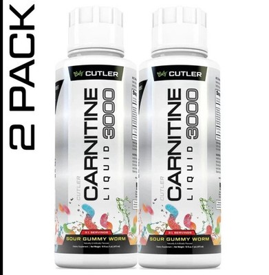 cutler nutrition 2 Pack Carnitine 3000 Liquid Supplement For Energy Recovery