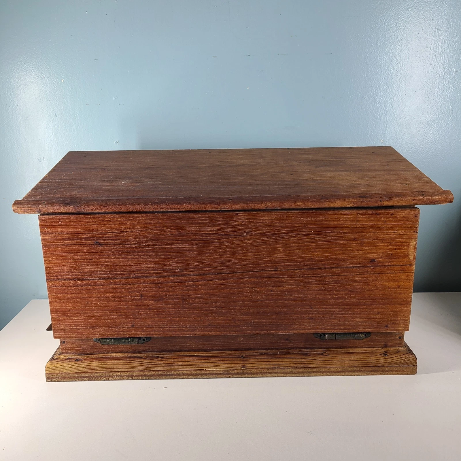 Vintage Wooden Bread Box Handmade Storage
Opens in a new window or tab