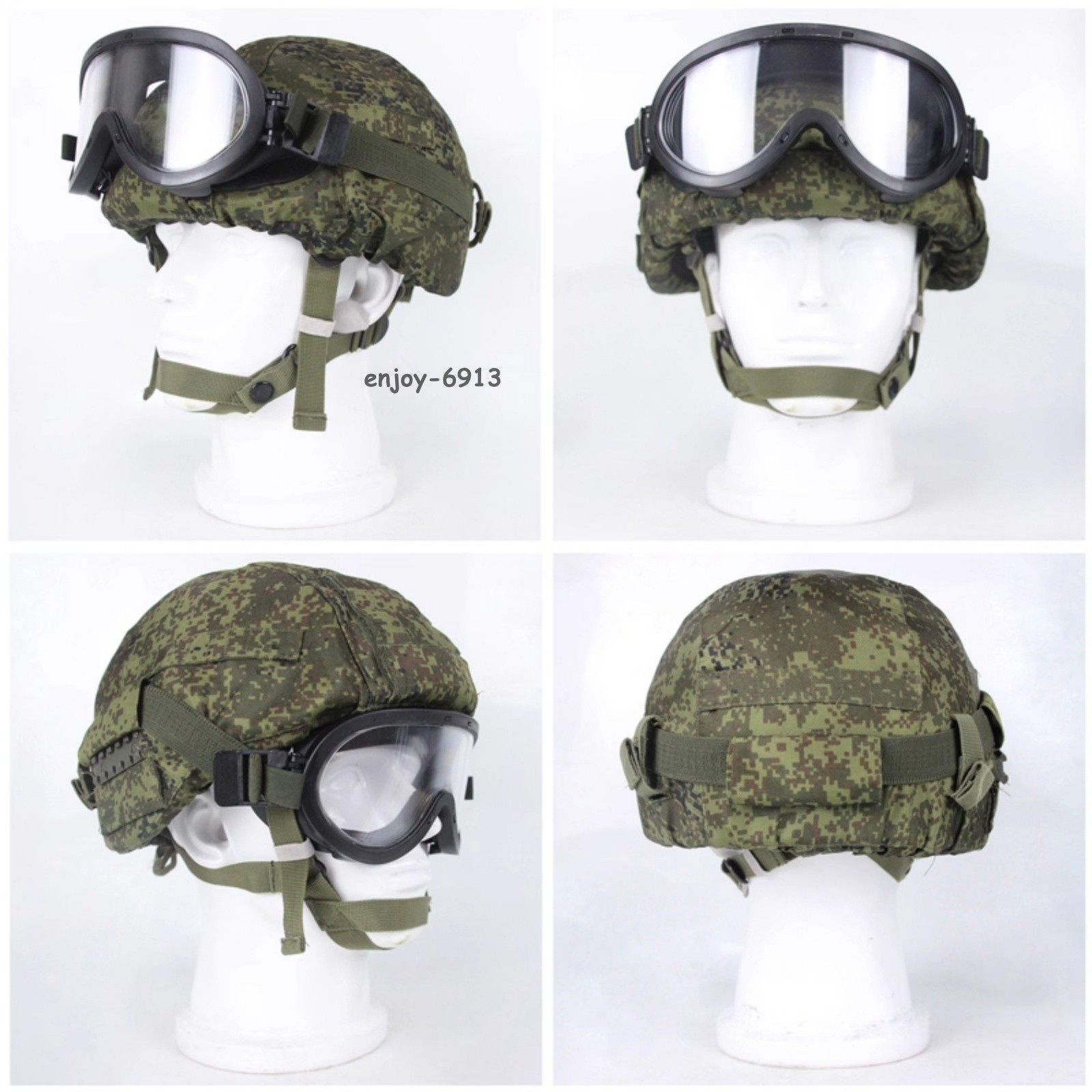 Russian Army Military 6B50 Gen 2 Green Frame Tactical Googles for Cycling Skiing