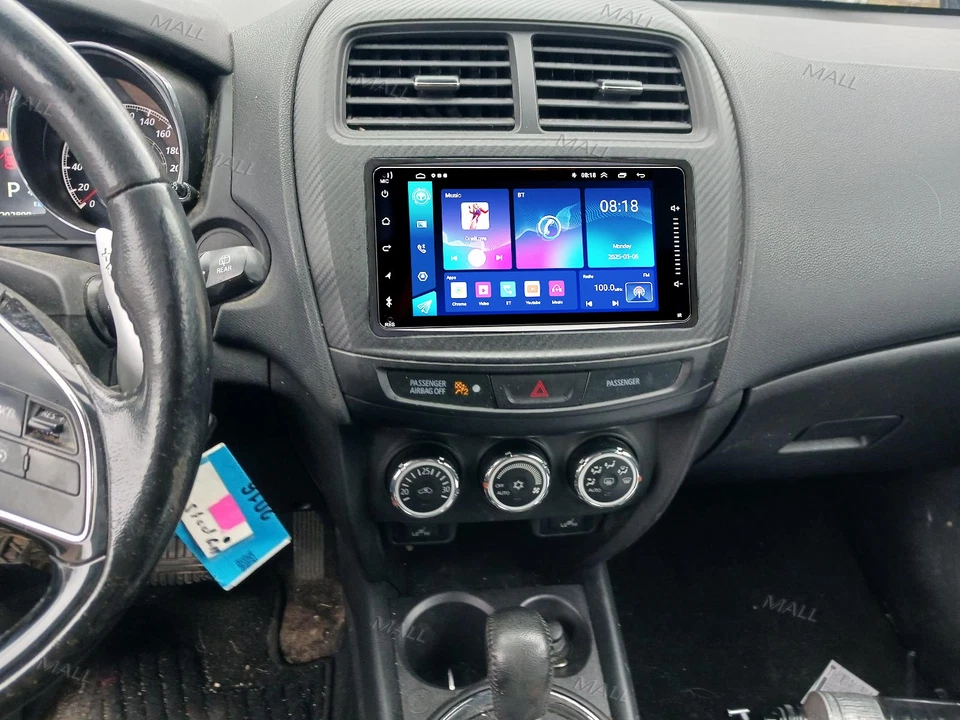 Radio Stereo For 2013-25 Mitsubishi Outlander Sport Carplay Android15 SWC FM Nav - Image 4 of 4