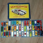 Lot of 24 Vintage Matchbox Lesney Toy Cars w/ Carry Case