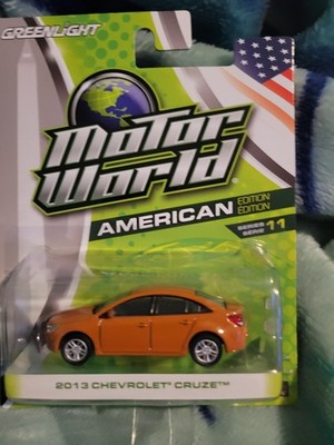Greenlight 1:64 Motor World American Ed Ser 11 2013 Chevrolet Cruze Dark Orange