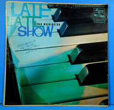DINAH WASHINGTON LATE LATE SHOW LP 1963 MONO ORIGINAL NICE CONDITION! VG/VG!!A