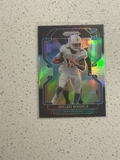 2021 Panini Chronicles - Prizm Black Jaylen Waddle #PB-10 Silver Prizm (RC)