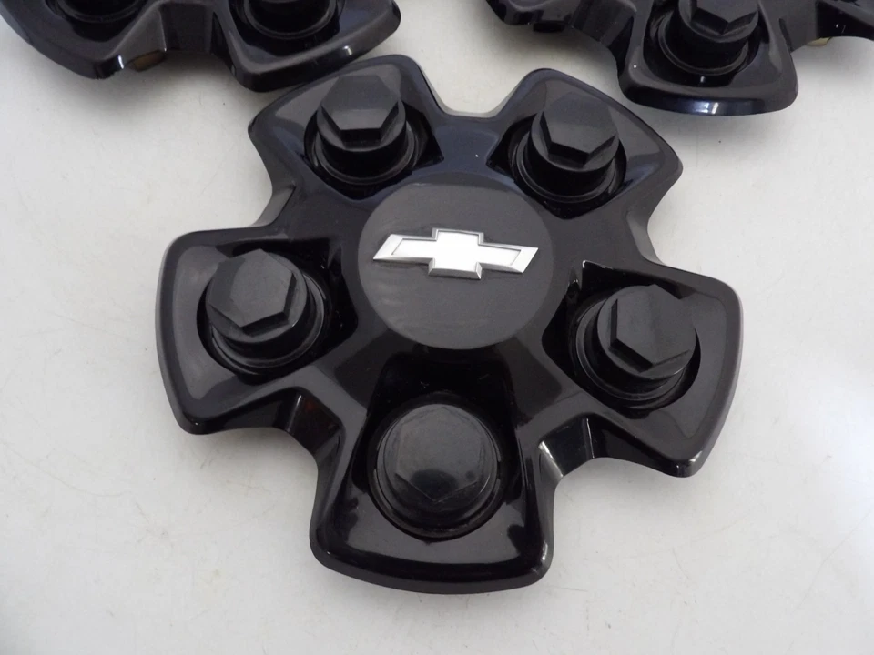 Juego de 3 tapas centrales negras GM 2010 2011 2012 2013 2014-2015 Chevrolet Camaro OEM Foto 4 de 4