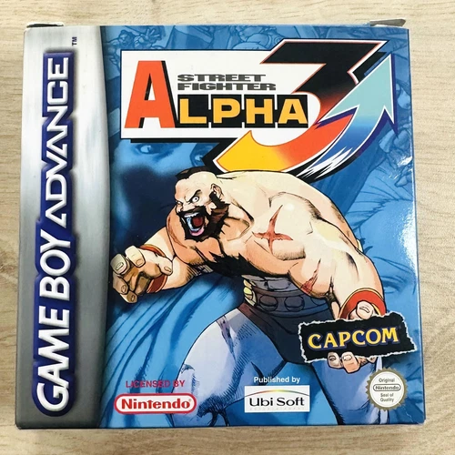 GBA Street Fighter Alpha 3 Game Boy Advance Game