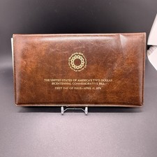 1976 - USA $2 Two Dollar Bicentennial Commemorative Bill - First Day of Issue