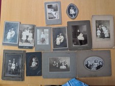 12 Cabinet Cards with Children and families