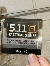 5.11 Men's Tactical Pants 74251U Khaki 100 Authentic, NEW 40