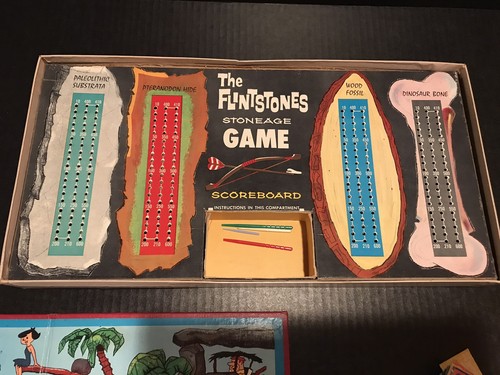 1961 Transogram Flintstones Game - Picture 4 of 4