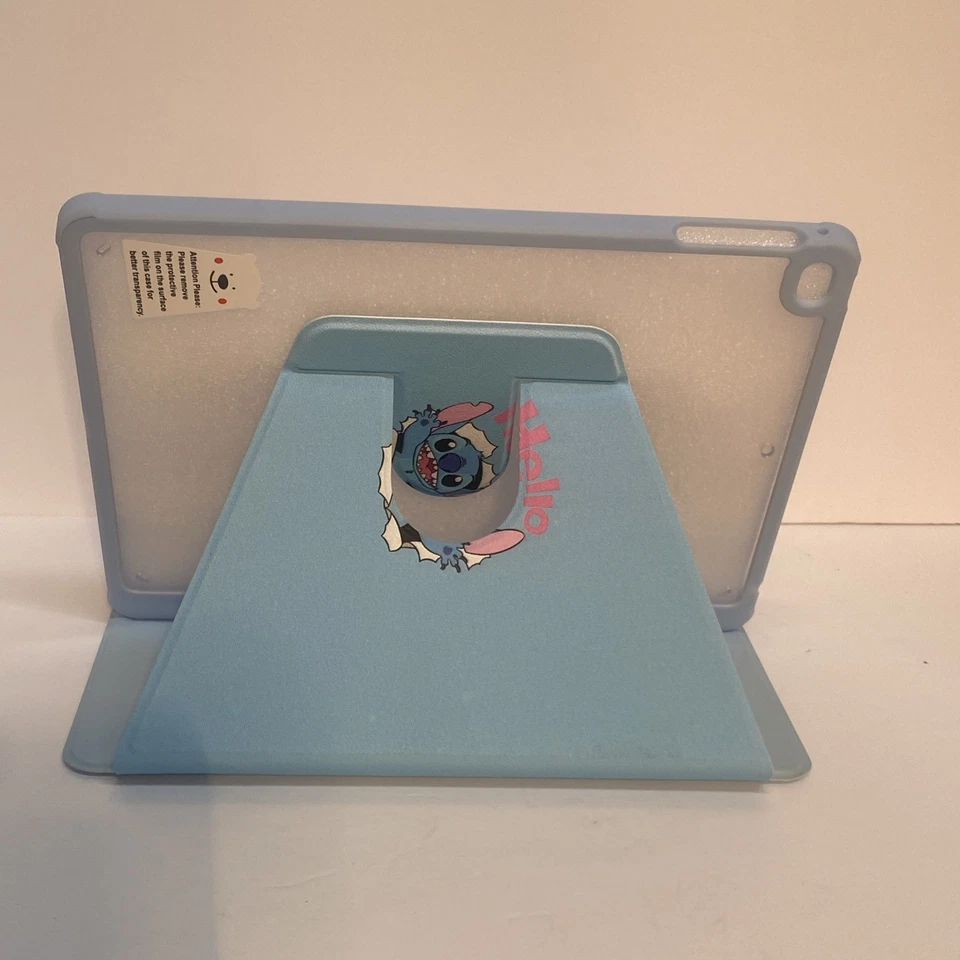 Funda iPad Pro 11 iPad Air 11 Disney Stitch & Angel con soporte para lápices nueva Foto 4 de 4