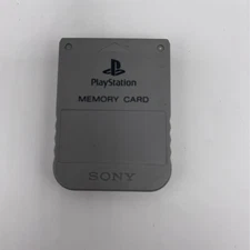 Playstation 1 Ps1 Memory card Authentic Sony Official Tested, Working, Clean!