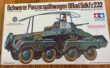 TAMIYA Kit MM135A  SCHWERER PANZERSPAHWAGEN (8 RAD) Sdkfz 232!!   Sealed in Bag!