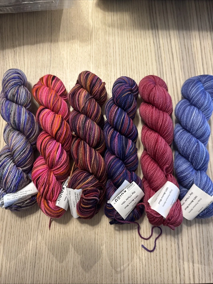 Koigu 100% Merino Wool 6x 50g Lot of 6 Skeins - Image 2 of 4
