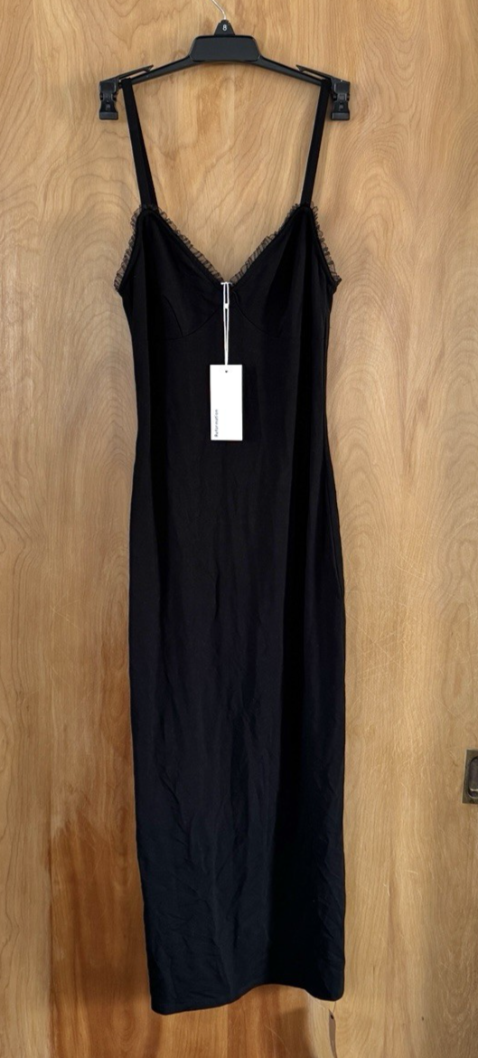 reformation cesca knit dress Reformation Cesca Knit Midi Dress In Black - 40% Off
